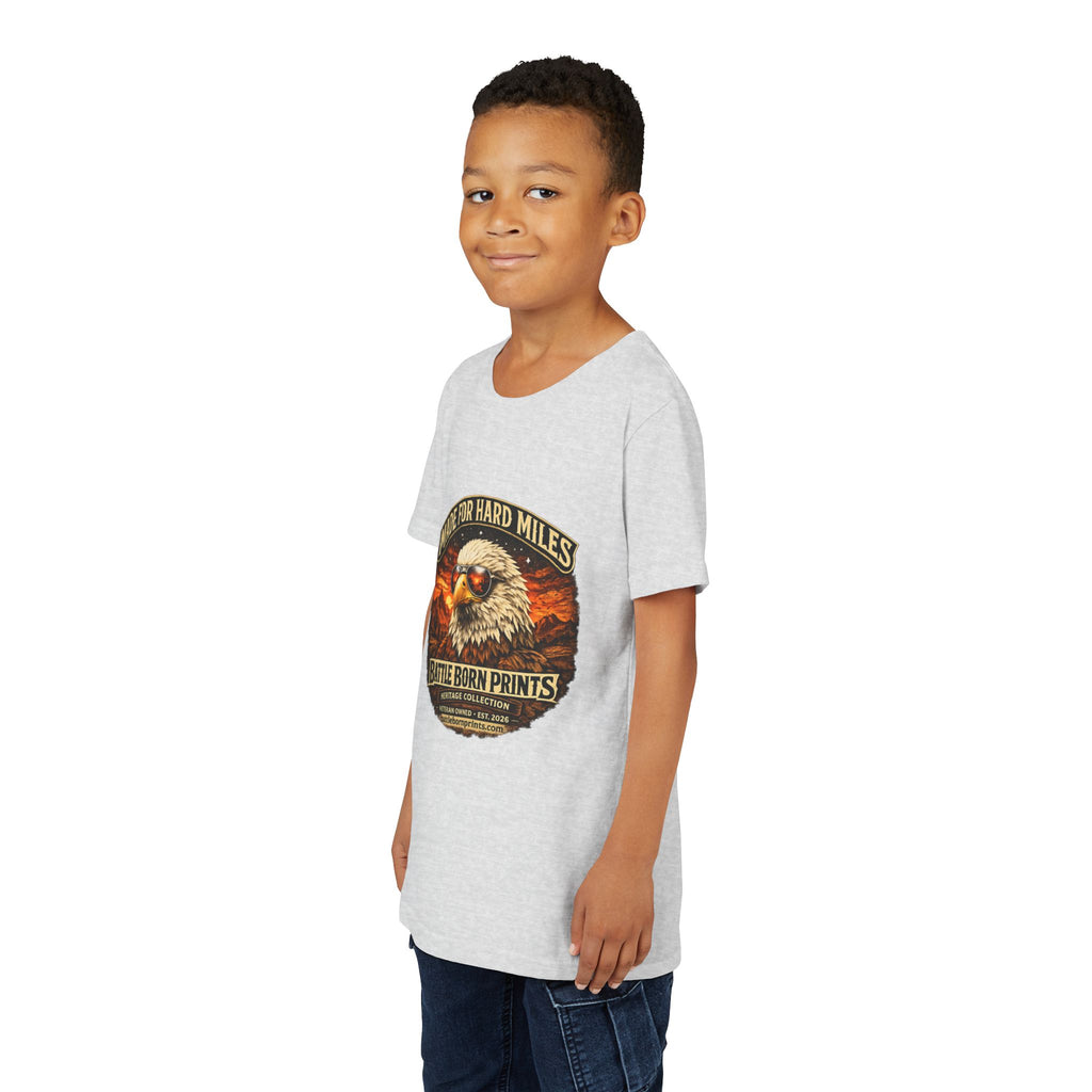 Youth Tee - "Made for Hard Miles" Eagle Graphic