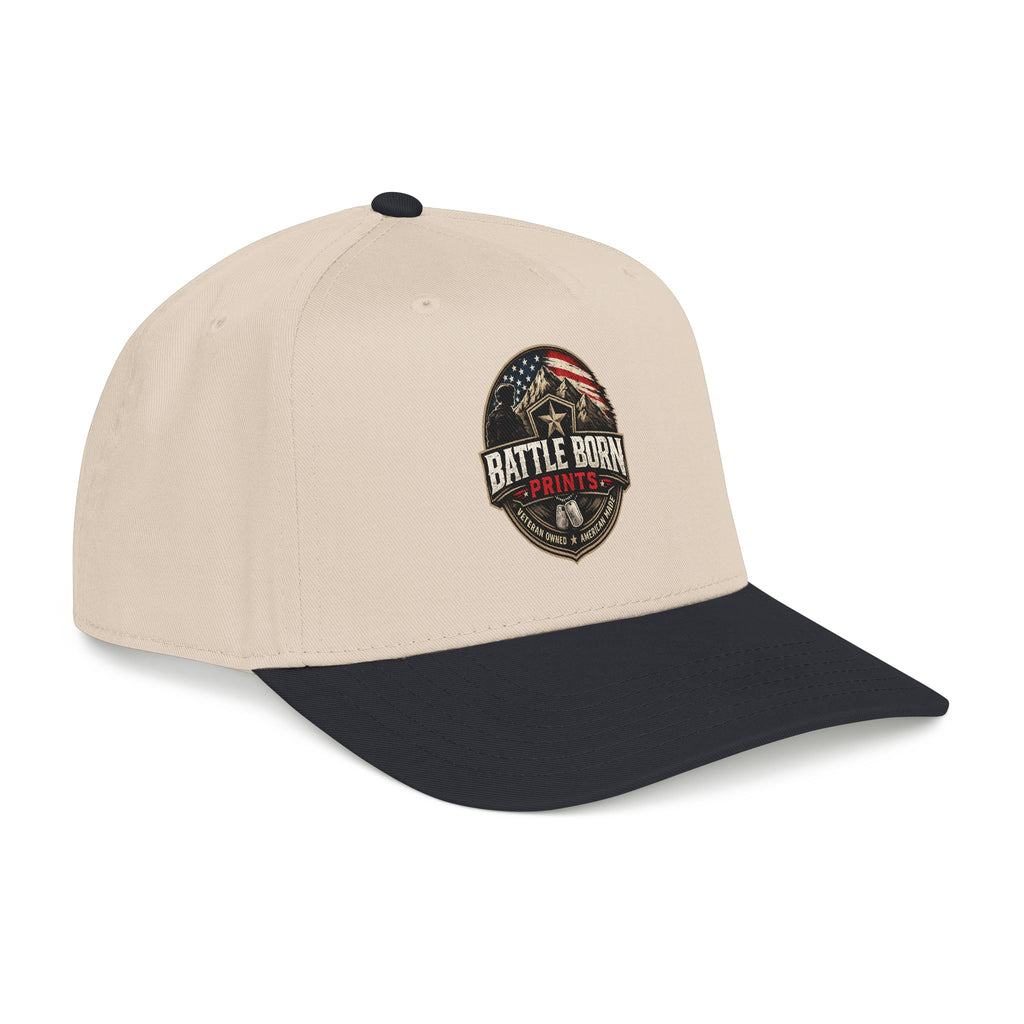 Baseball Cap - "Battle Born Prints" American Flag Patch Hat