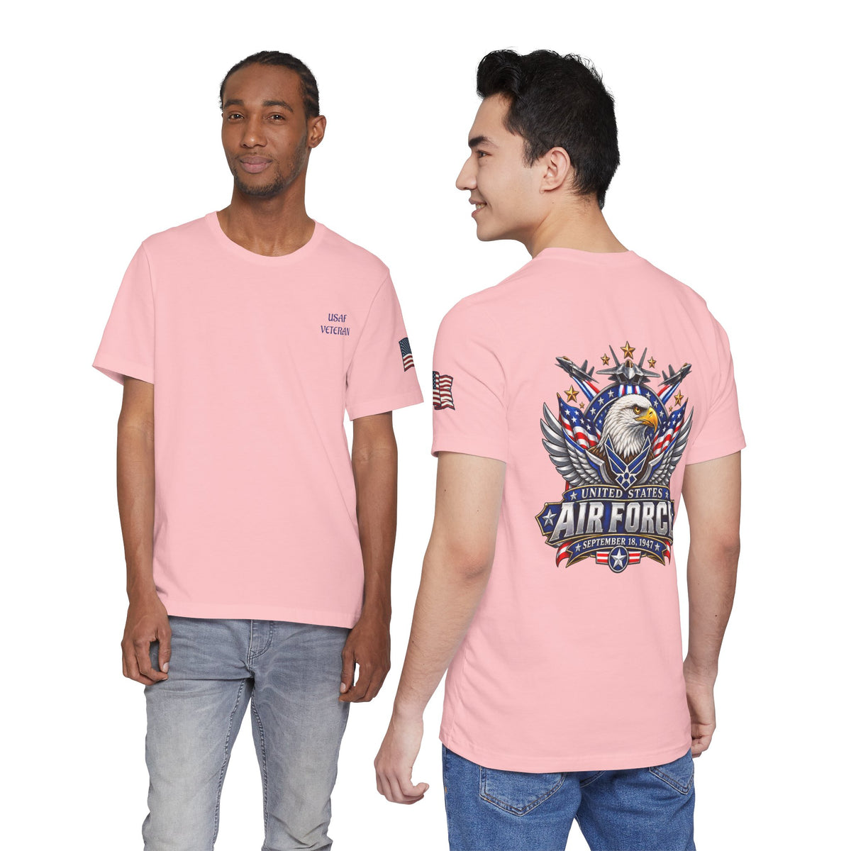 USAF Veteran Eagle T-Shirt – Patriotic Air Force Graphic Tee