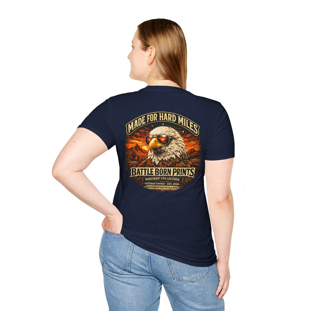 Battle Born Prints Heritage Collection "Made for Hard Miles" Unisex T-Shirt
