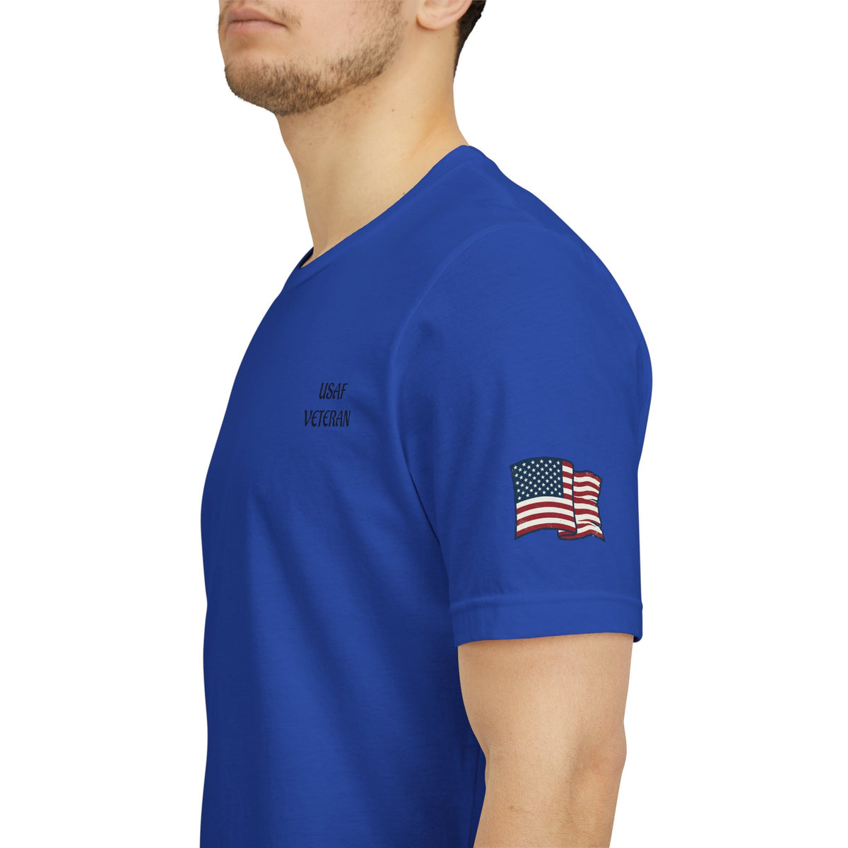 US Air Force Bella+Canvas T-Shirt — Patriotic Veteran Tee ("USAF Veteran")