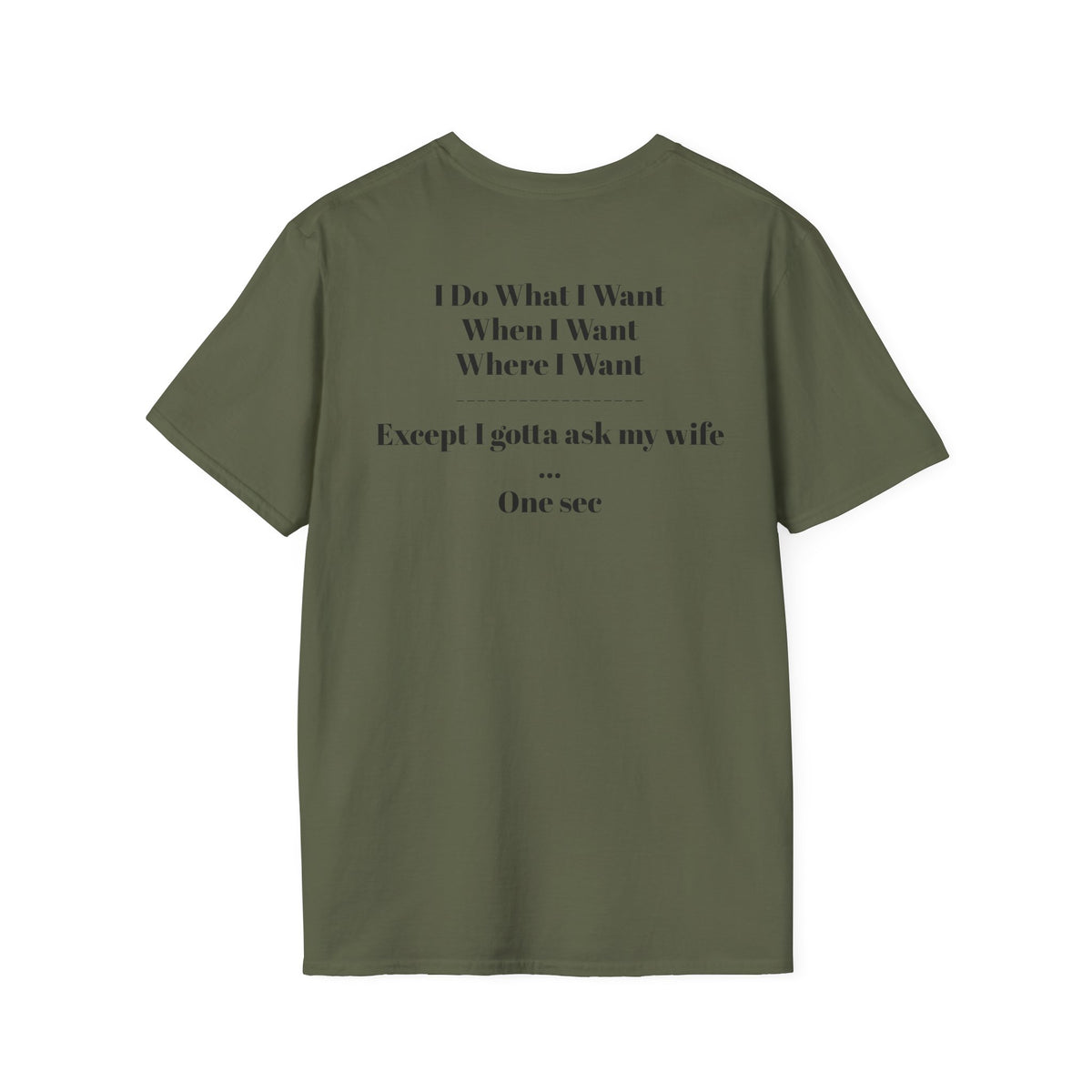 No Vet Left Offline Graphic Tee — "I Do What I Want..."