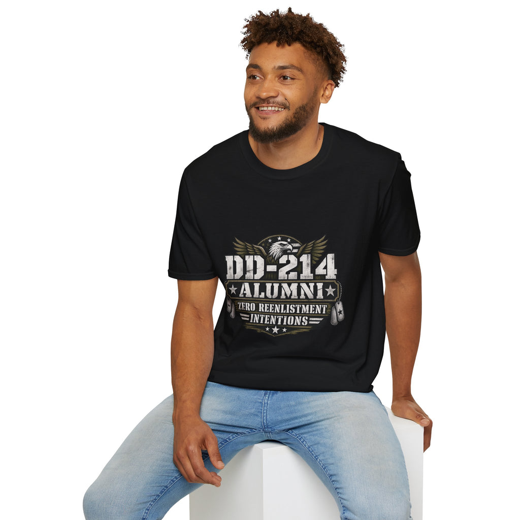 DD-214 Alumni T-Shirt – Military Veteran Proud Tee