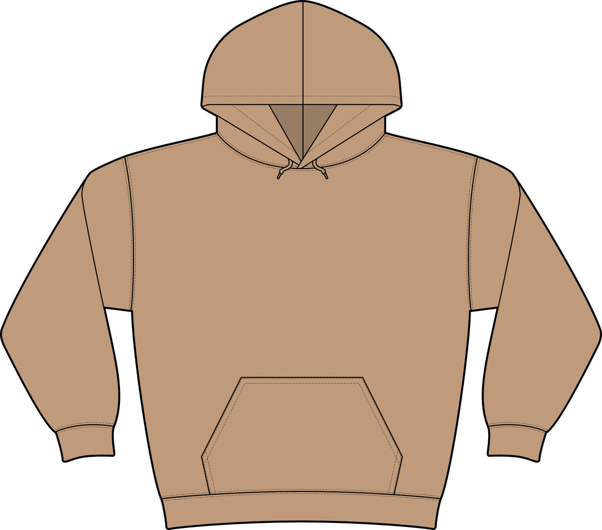 Coastal Compass Fleece Hoodie - VA 100th Social Work Commemorative Hoodie