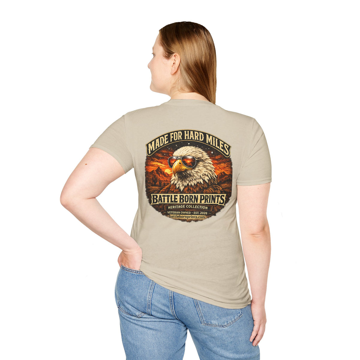 Battle Born Prints Heritage Collection "Made for Hard Miles" Unisex T-Shirt