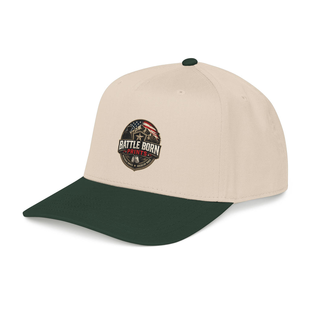 Baseball Cap - "Battle Born Prints" American Flag Patch Hat