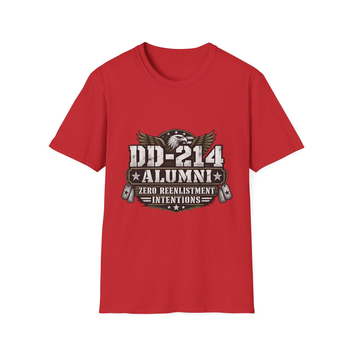 DD-214 Alumni Eagle T-Shirt – Veteran Pride Graphic Tee