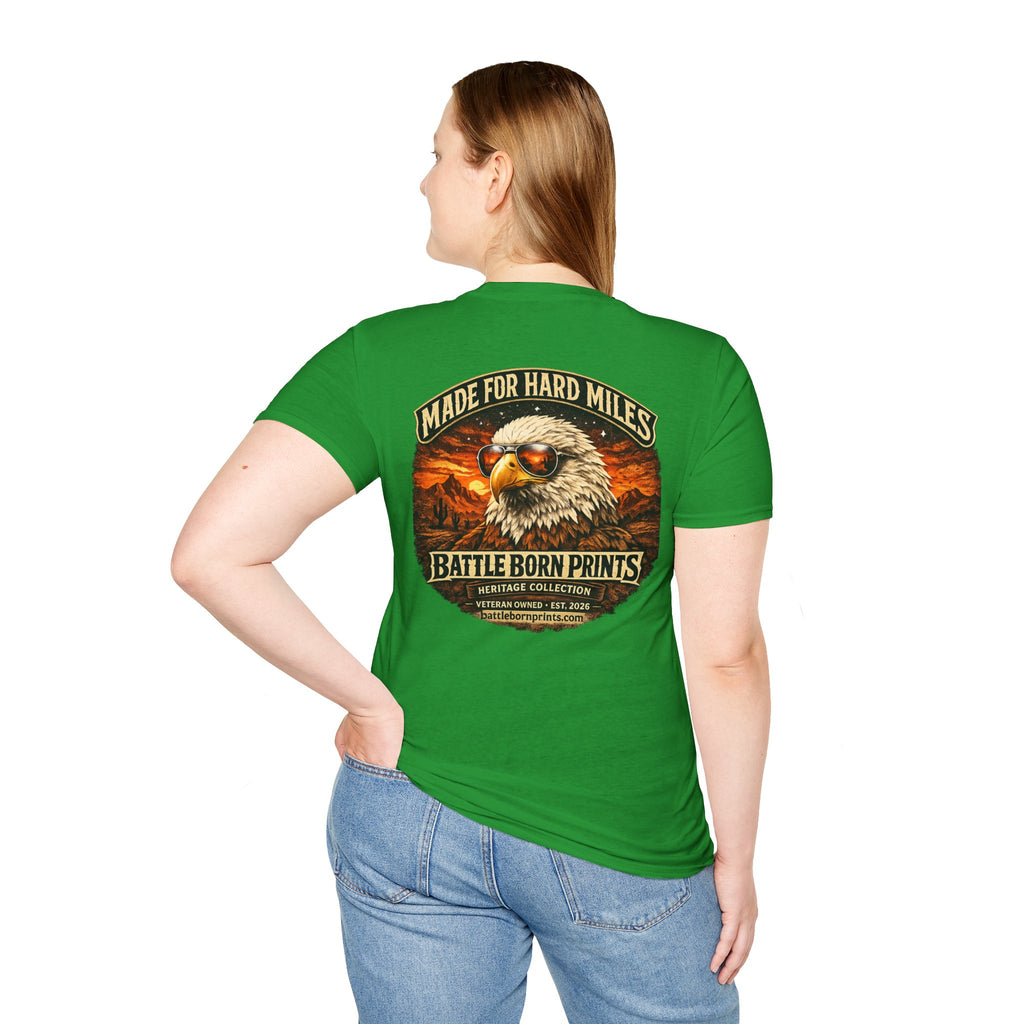 Battle Born Prints Heritage Collection "Made for Hard Miles" Unisex T-Shirt