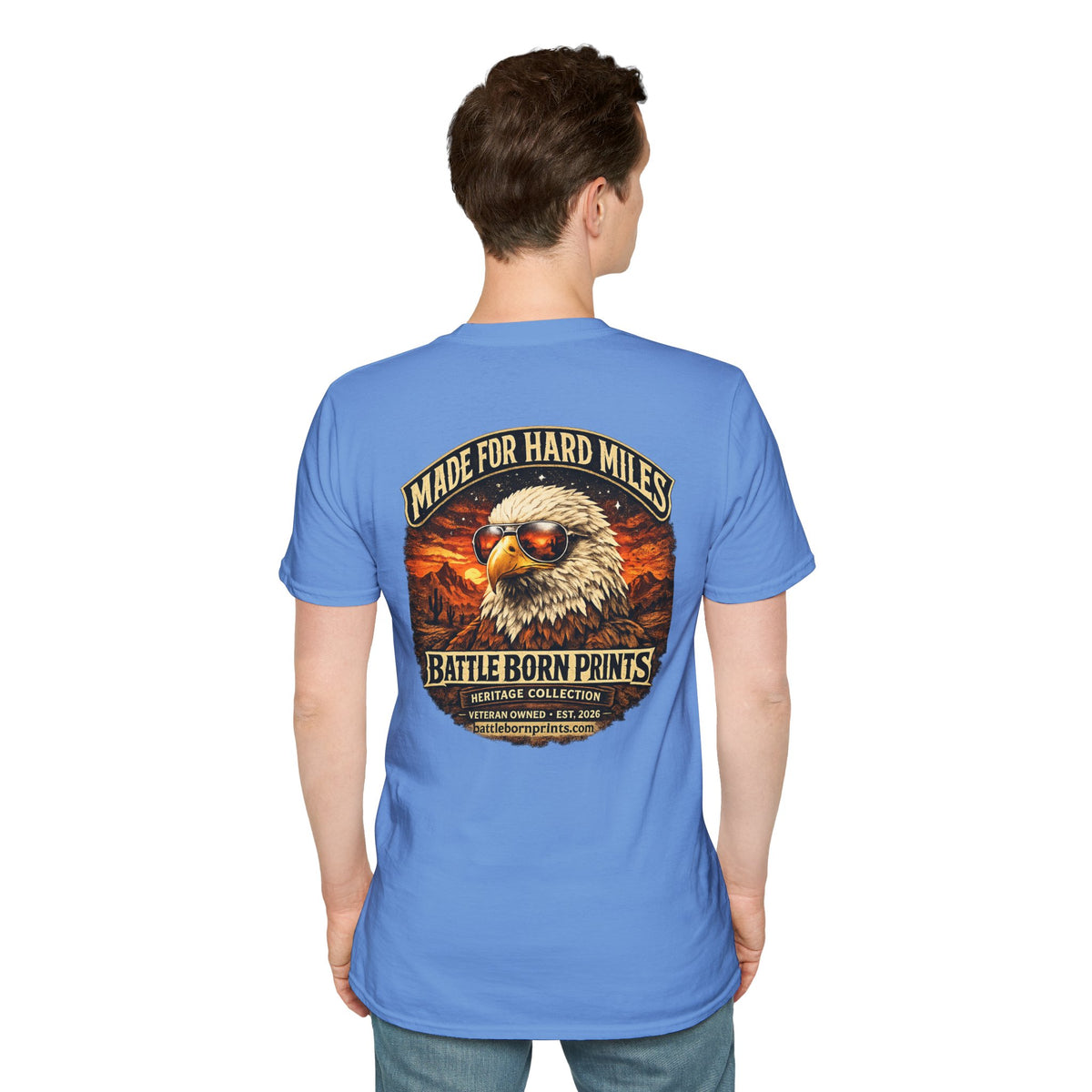 Battle Born Prints Heritage Collection "Made for Hard Miles" Unisex T-Shirt