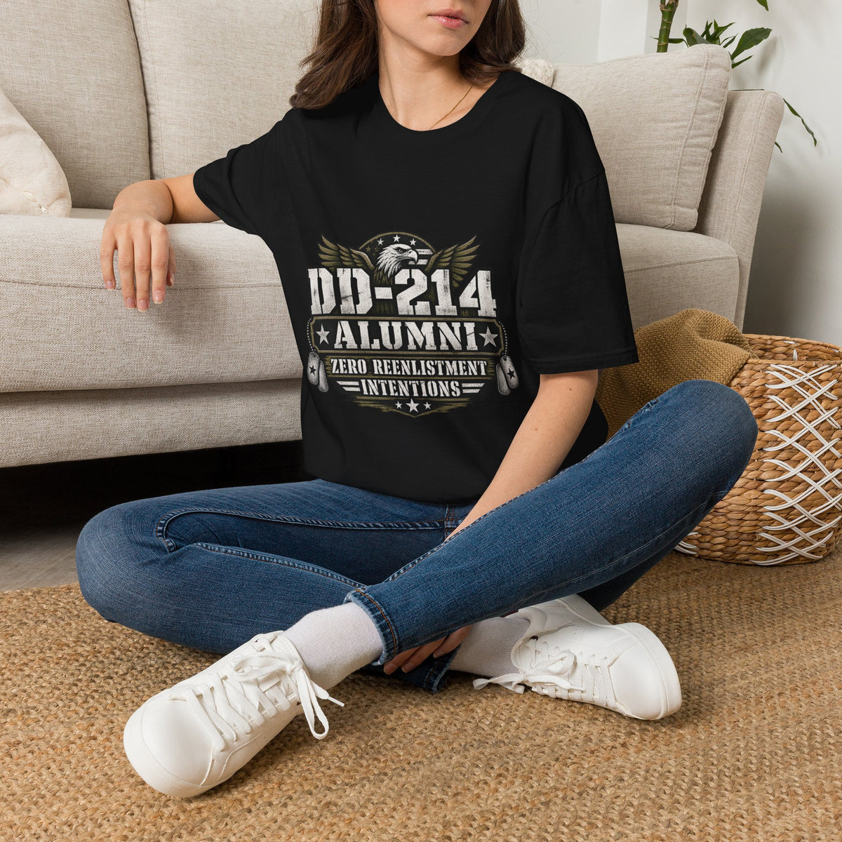 DD-214 Alumni T-Shirt – Military Veteran Proud Tee