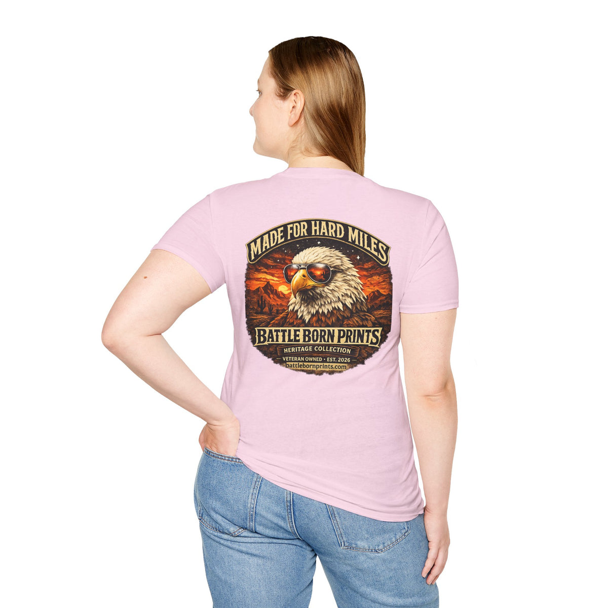Battle Born Prints Heritage Collection "Made for Hard Miles" Unisex T-Shirt