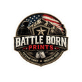 Battle Born Prints Veteran-Owned American Flag Kiss-Cut Sticker