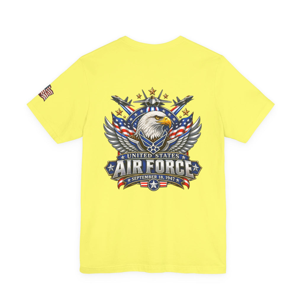US Air Force Bella+Canvas T-Shirt — Patriotic Veteran Tee ("USAF Veteran")