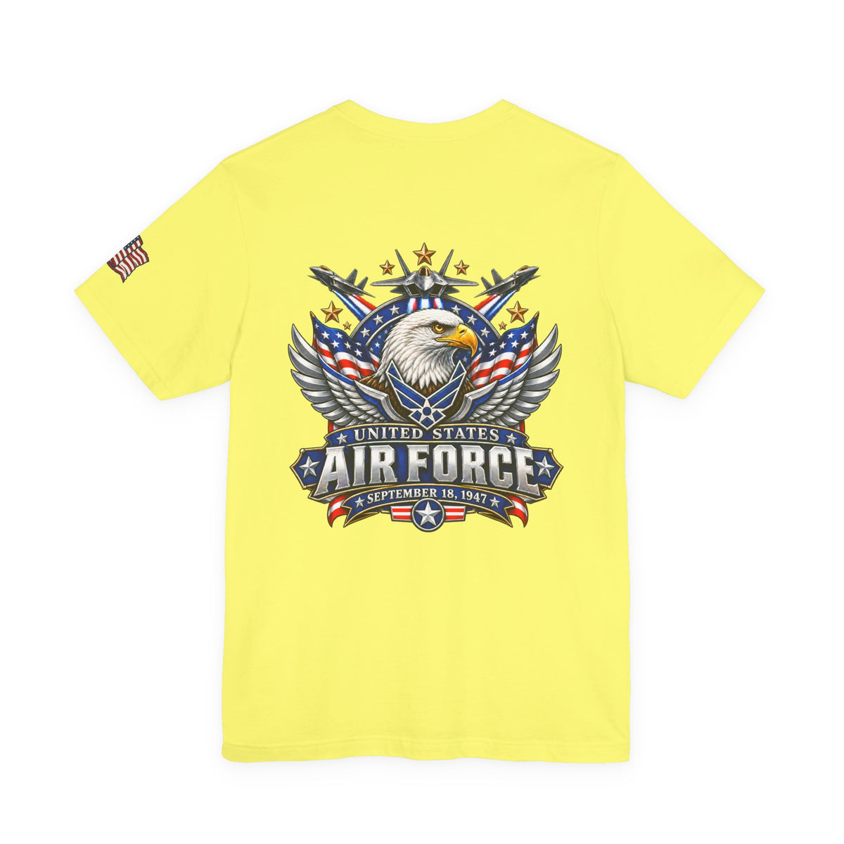 US Air Force Bella+Canvas T-Shirt — Patriotic Veteran Tee ("USAF Veteran")