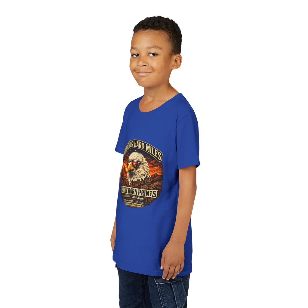 Youth Tee - "Made for Hard Miles" Eagle Graphic