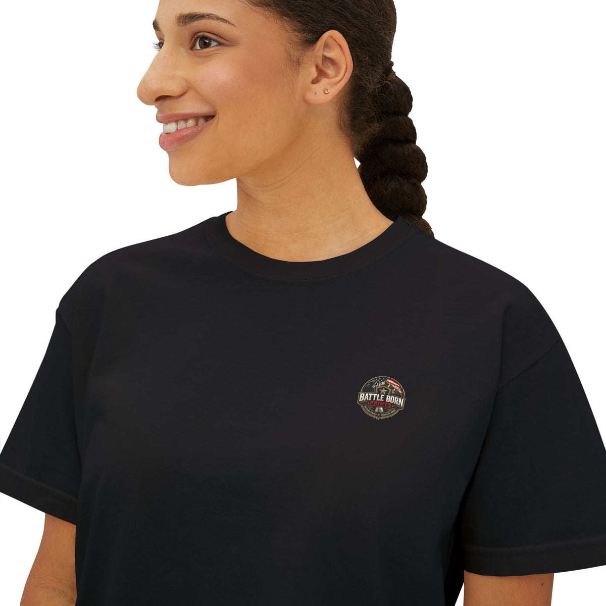 Battle Born Prints Heritage Collection "Made for Hard Miles" — Women's Boxy Shirt