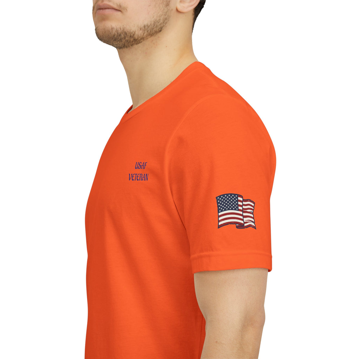 US Air Force Bella+Canvas T-Shirt — Patriotic Veteran Tee ("USAF Veteran")