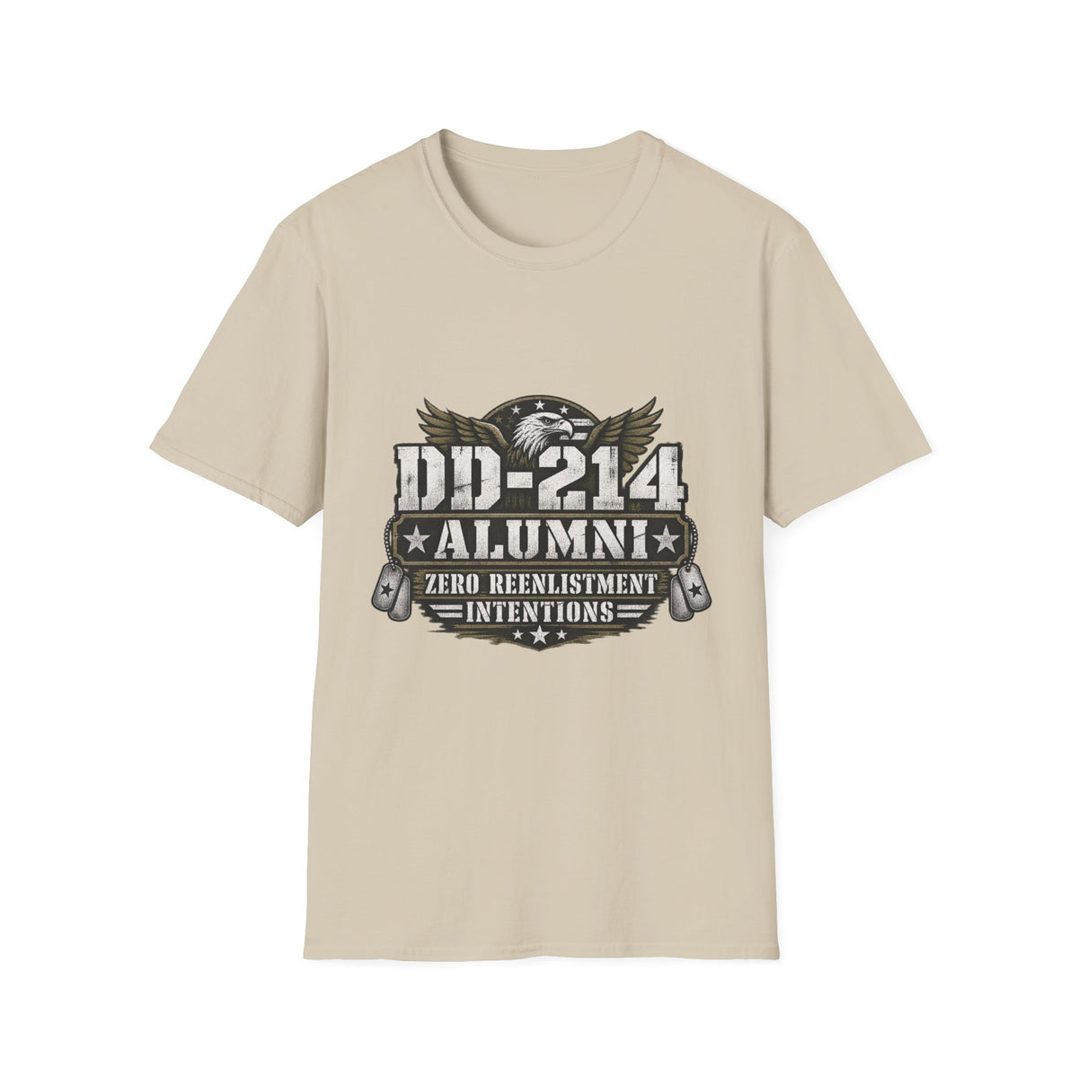 DD-214 Alumni Eagle T-Shirt – Veteran Pride Graphic Tee