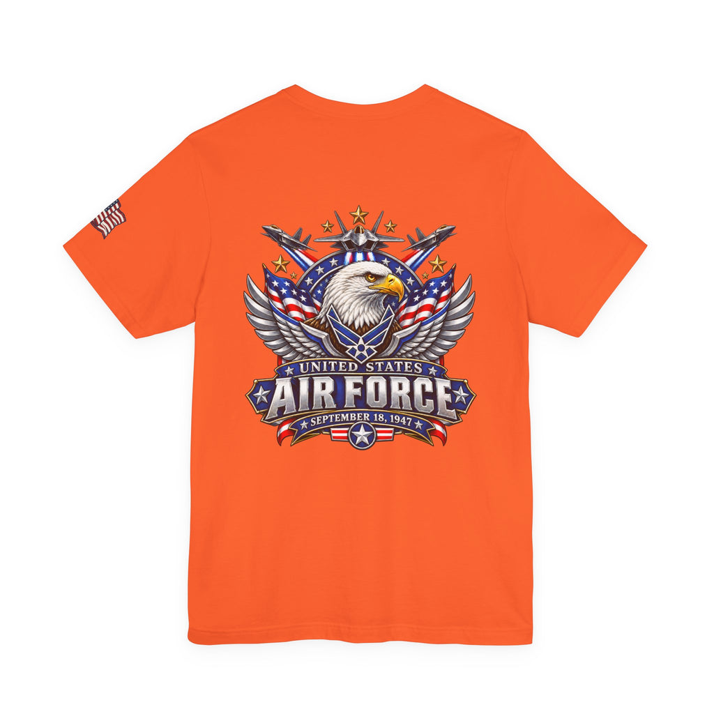 US Air Force Bella+Canvas T-Shirt — Patriotic Veteran Tee ("USAF Veteran")