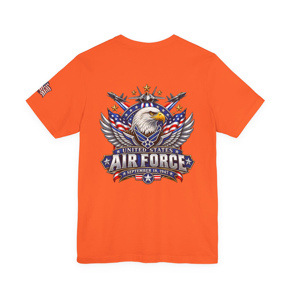 US Air Force Bella+Canvas T-Shirt — Patriotic Veteran Tee ("USAF Veteran")