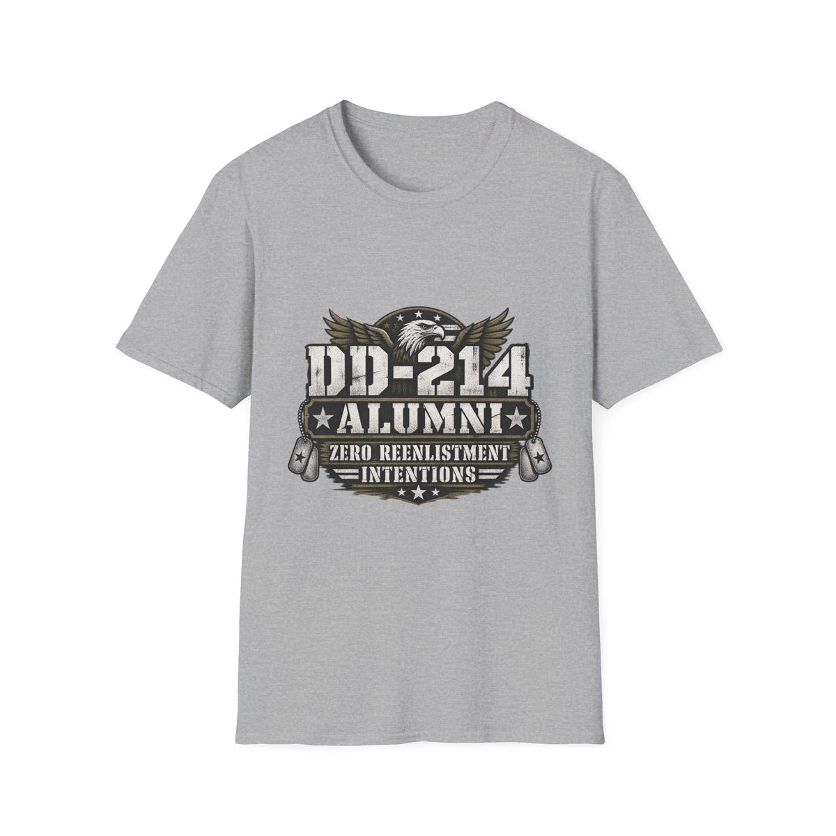 DD-214 Alumni Eagle T-Shirt – Veteran Pride Graphic Tee