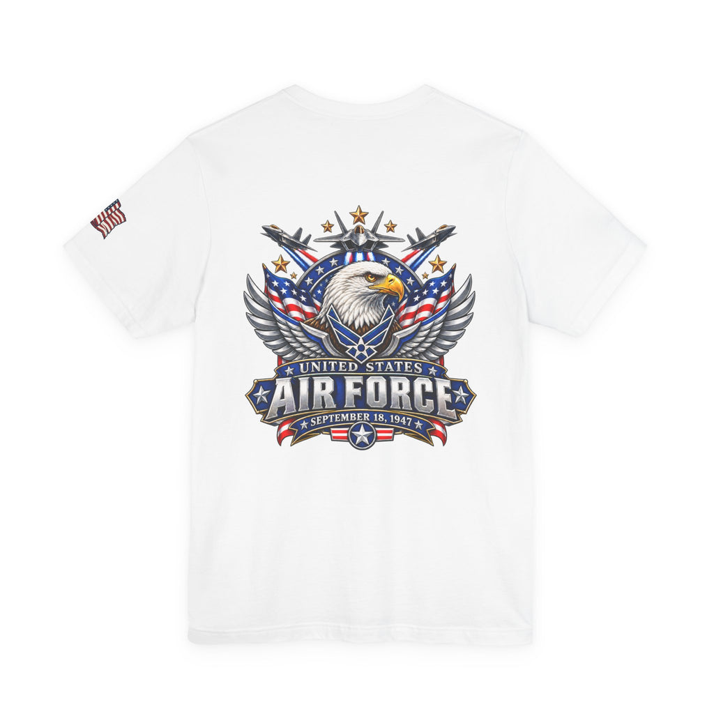 US Air Force Bella+Canvas T-Shirt — Patriotic Veteran Tee ("USAF Veteran")