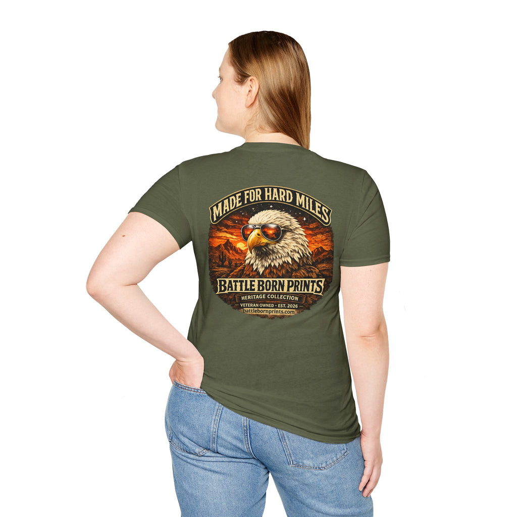 Battle Born Prints Heritage Collection "Made for Hard Miles" Unisex T-Shirt