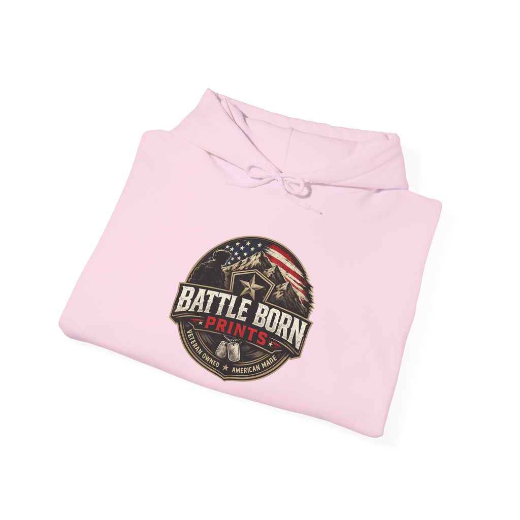 Battle Born Hoodie - Patriotic American Flag & Eagle Graphic Sweatshirt