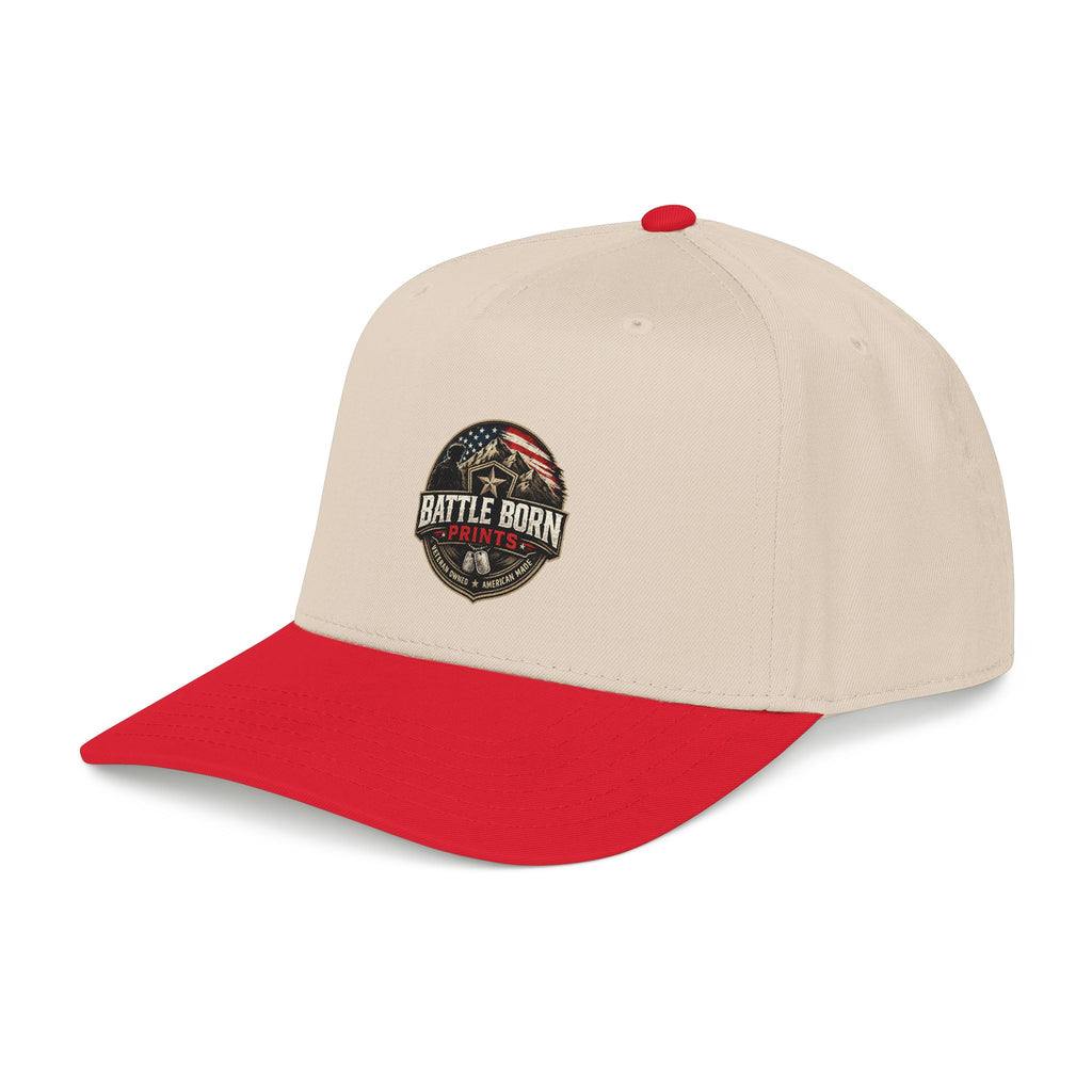 Baseball Cap - "Battle Born Prints" American Flag Patch Hat