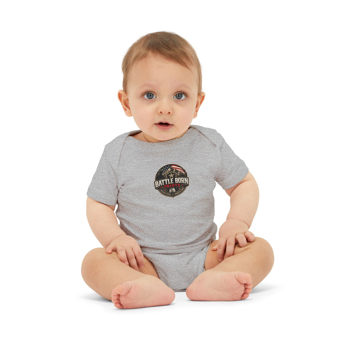 Infant Onesie - "Battle Born" Desert Baby Bodysuit