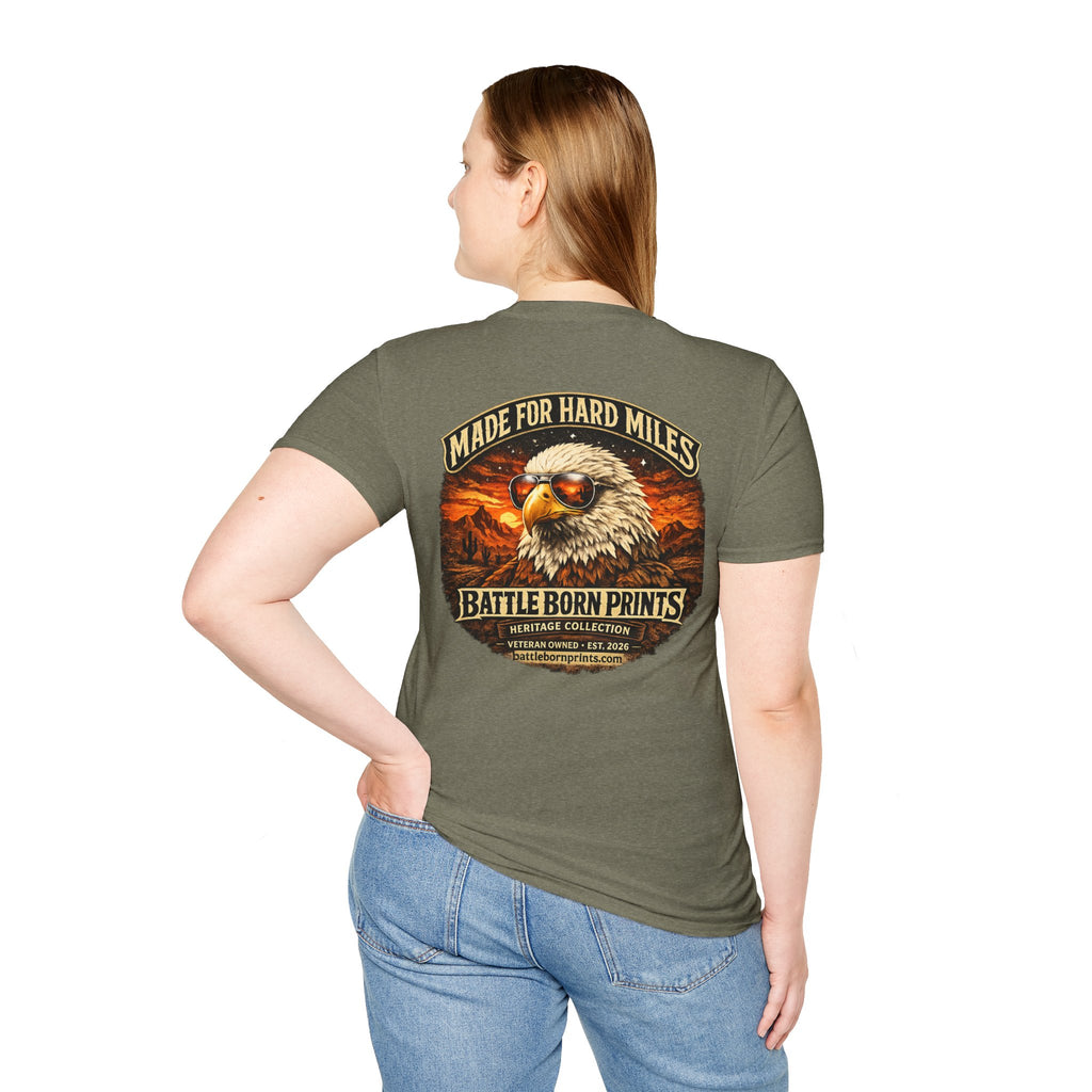 Battle Born Prints Heritage Collection "Made for Hard Miles" Unisex T-Shirt