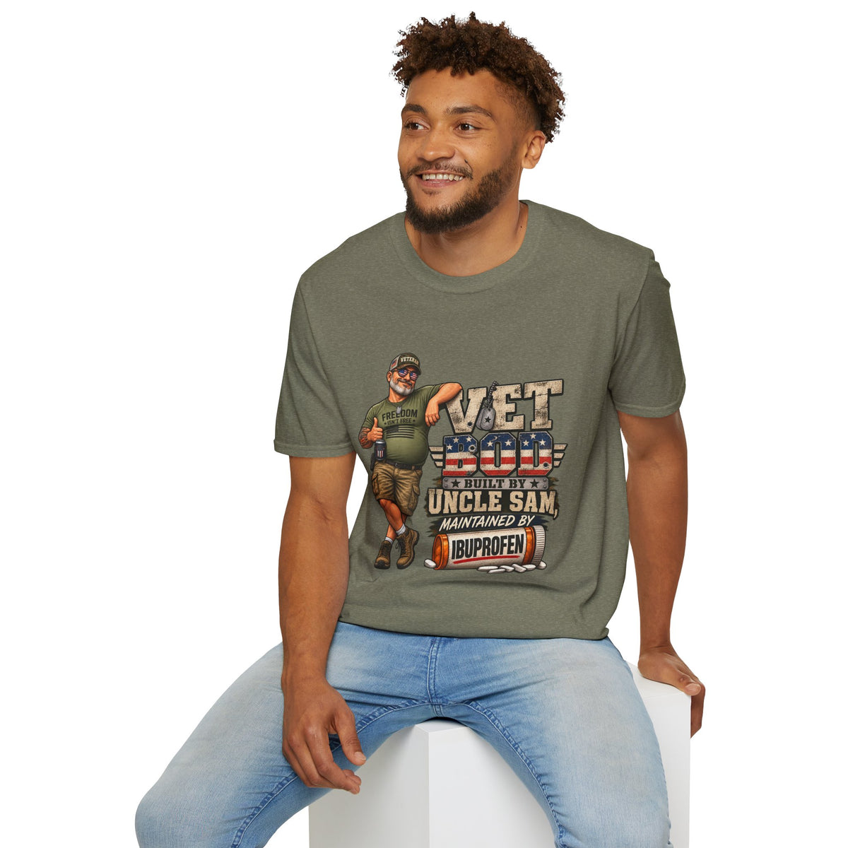 Vet Bod T-Shirt — Patriotic Vet Bod Tee Shirt