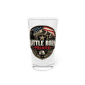 Patriotic Battle Born Prints Pint Glass — 16oz American Flag Beer Glass