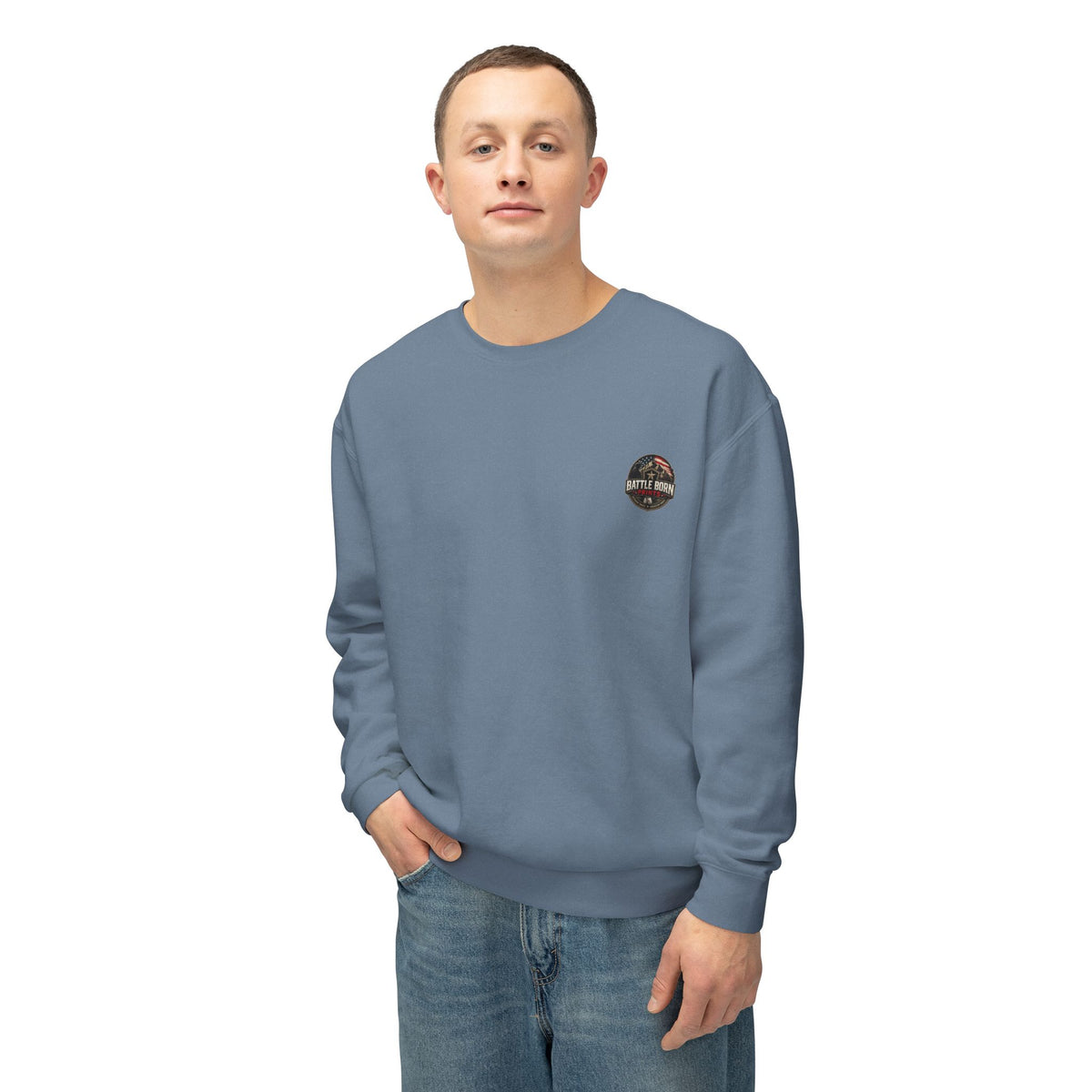Battle Born Prints Heritage Collection "Made for Hard Miles" Crewneck Sweatshirt