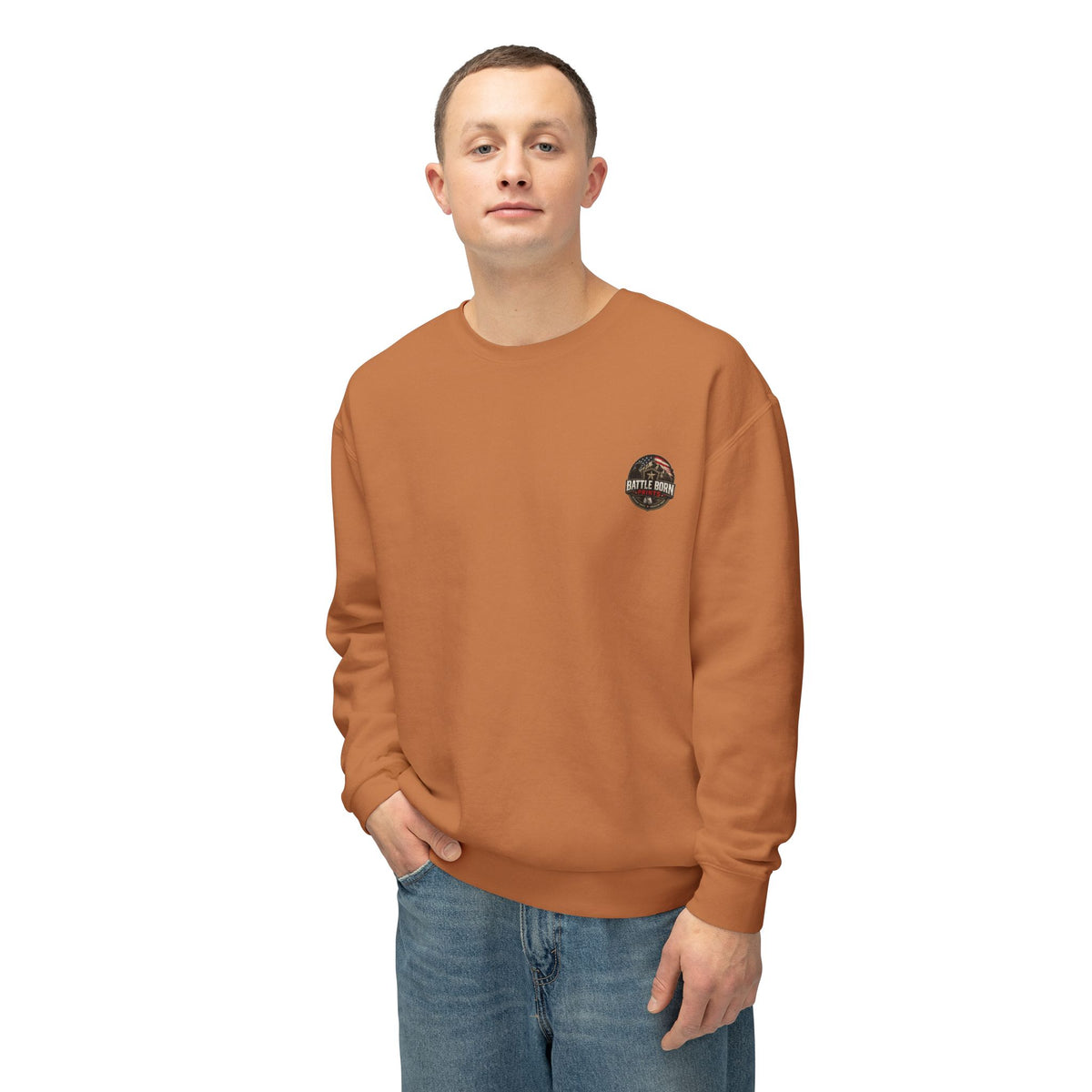 Battle Born Prints Heritage Collection "Made for Hard Miles" Crewneck Sweatshirt