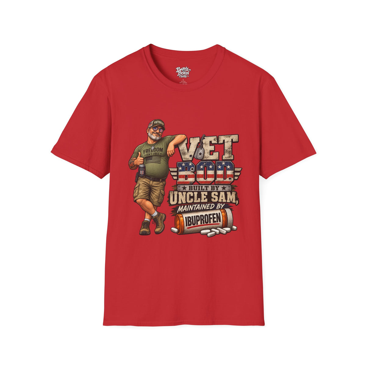 Vet Bod T-Shirt — Patriotic Vet Bod Tee Shirt