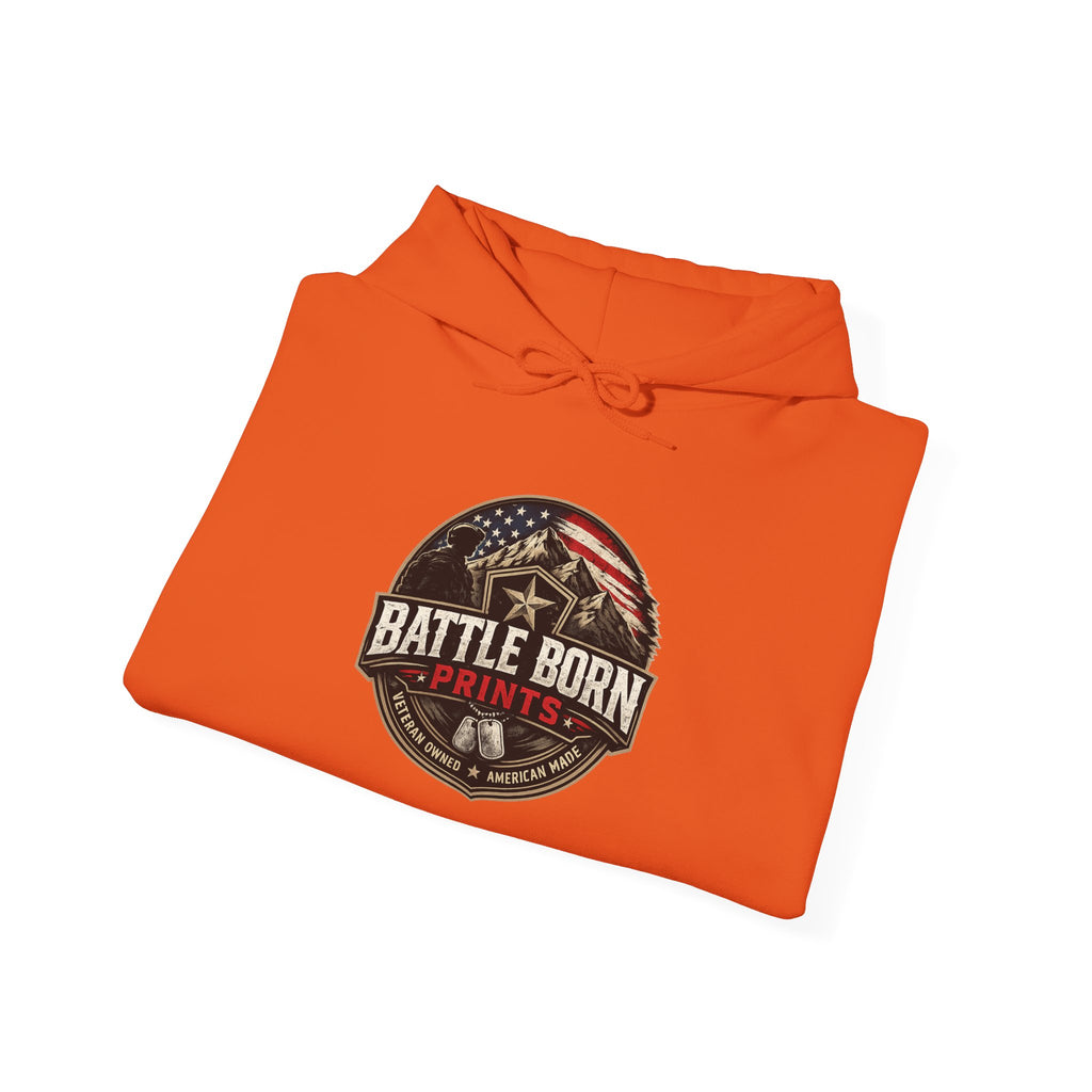 Battle Born Hoodie - Patriotic American Flag & Eagle Graphic Sweatshirt