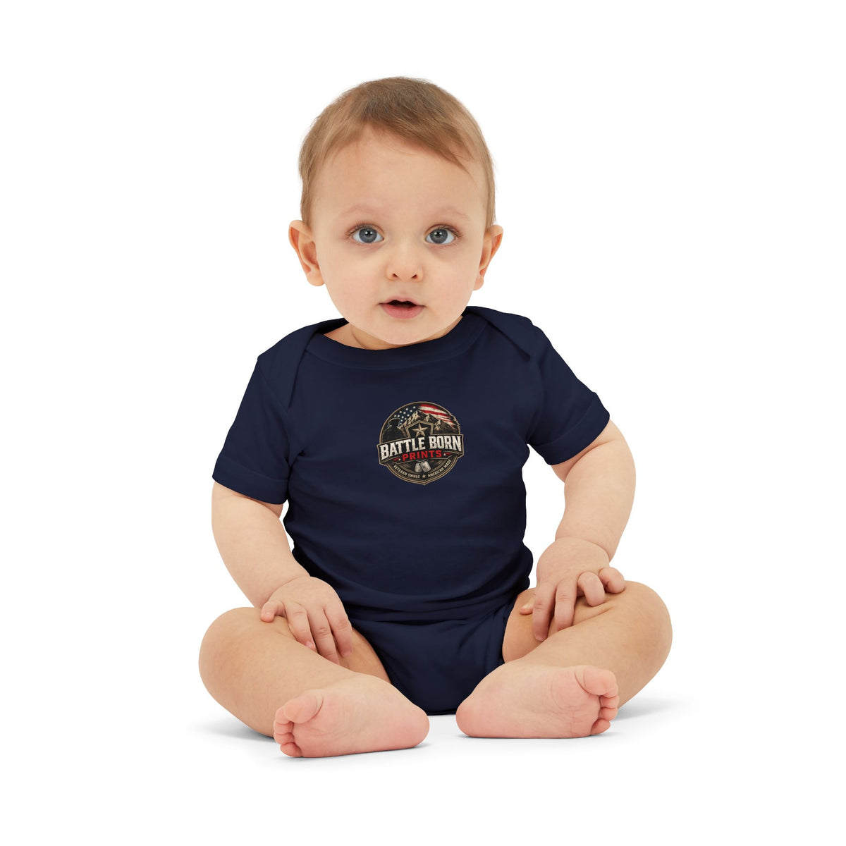 Infant Onesie - "Battle Born" Desert Baby Bodysuit
