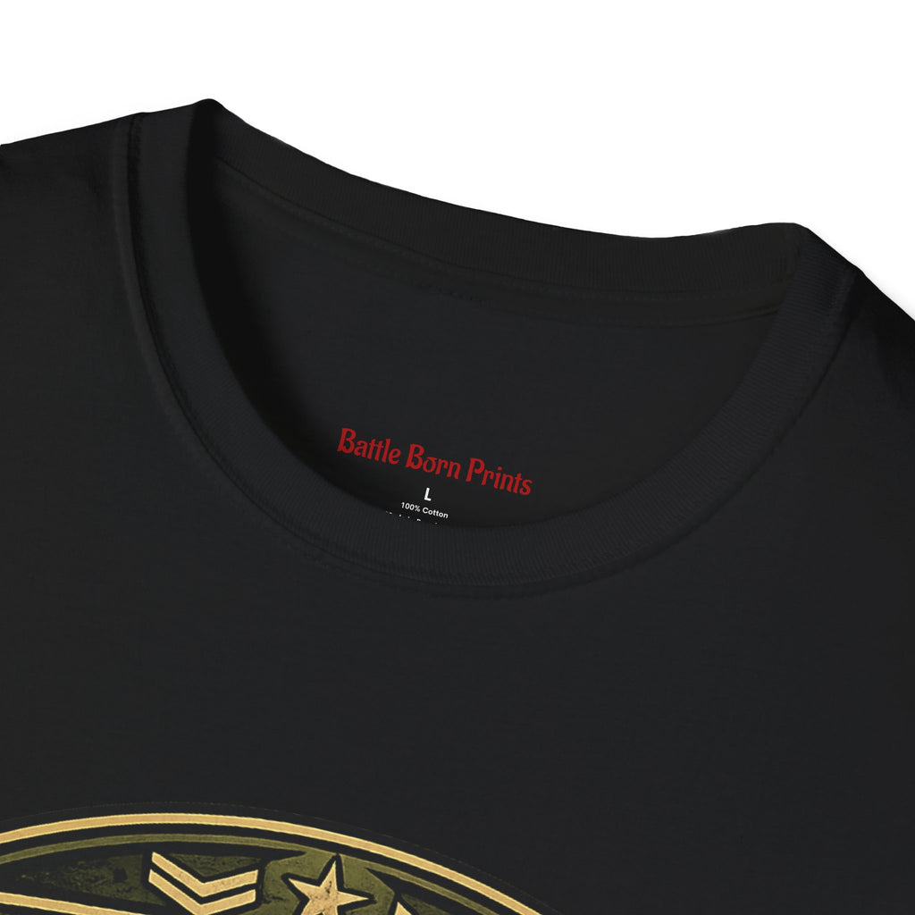 T-Shirt — "Voluntold" Farm Vintage Emblem Tee
