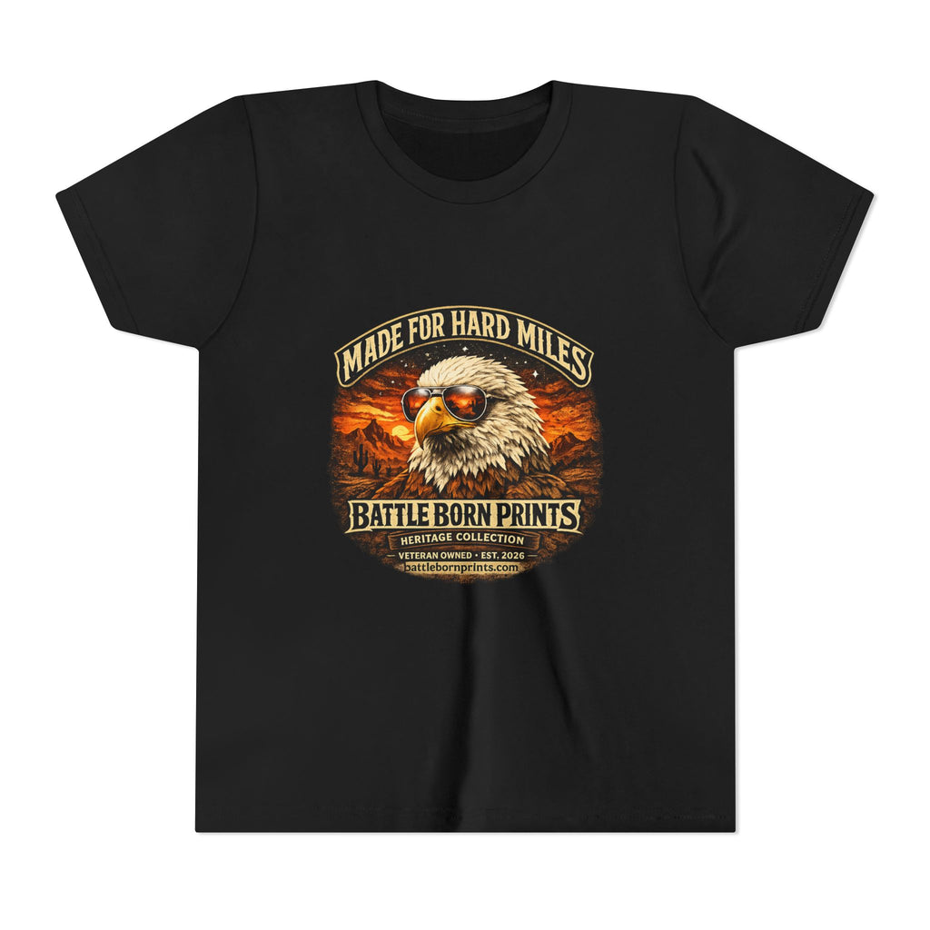 Youth Tee - "Made for Hard Miles" Eagle Graphic