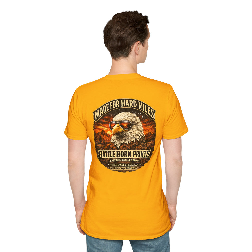 Battle Born Prints Heritage Collection "Made for Hard Miles" Unisex T-Shirt