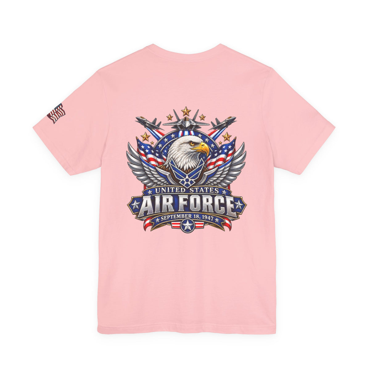 US Air Force Bella+Canvas T-Shirt — Patriotic Veteran Tee ("USAF Veteran")