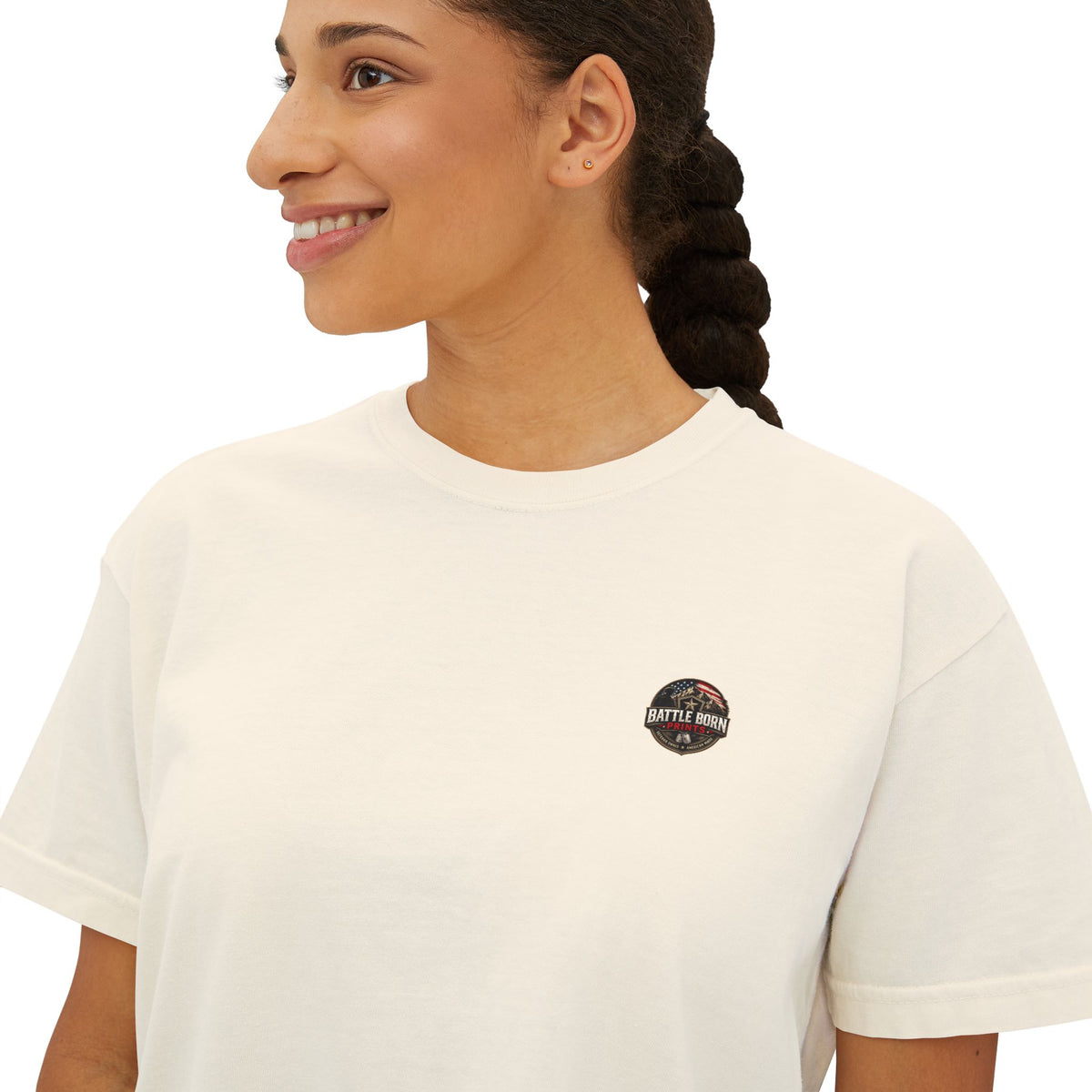 Battle Born Prints Heritage Collection "Made for Hard Miles" — Women's Boxy Shirt