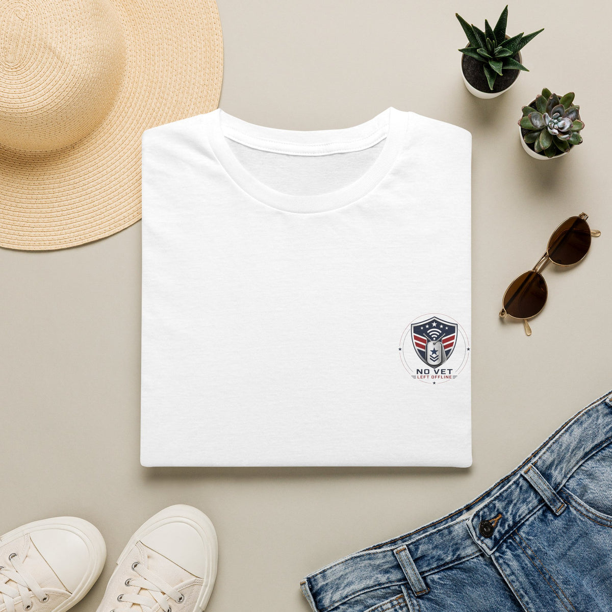 No Vet Left Offline Graphic Tee — "I Do What I Want..."