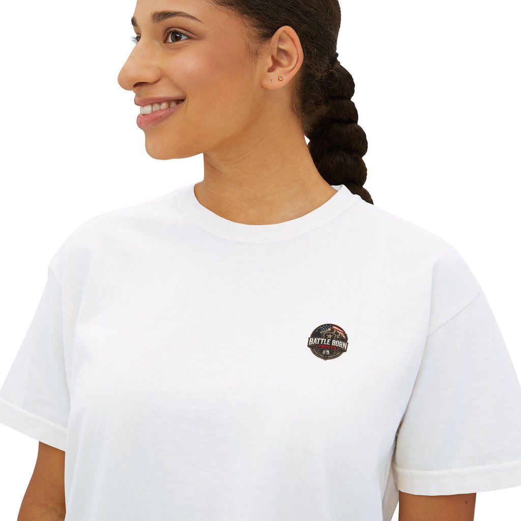 Battle Born Prints Heritage Collection "Made for Hard Miles" — Women's Boxy Shirt