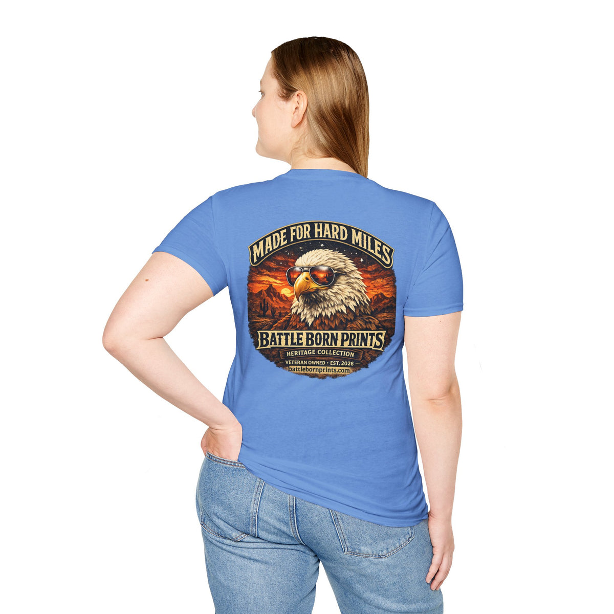 Battle Born Prints Heritage Collection "Made for Hard Miles" Unisex T-Shirt