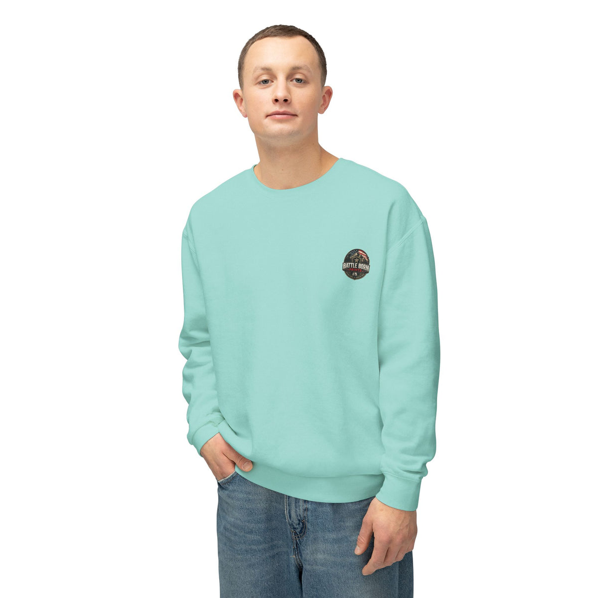 Battle Born Prints Heritage Collection "Made for Hard Miles" Crewneck Sweatshirt