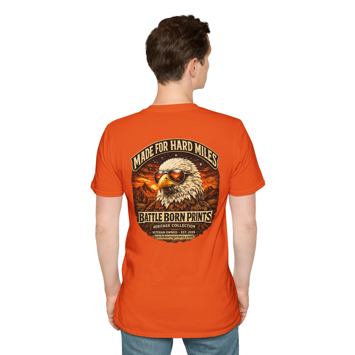 Battle Born Prints Heritage Collection "Made for Hard Miles" Unisex T-Shirt