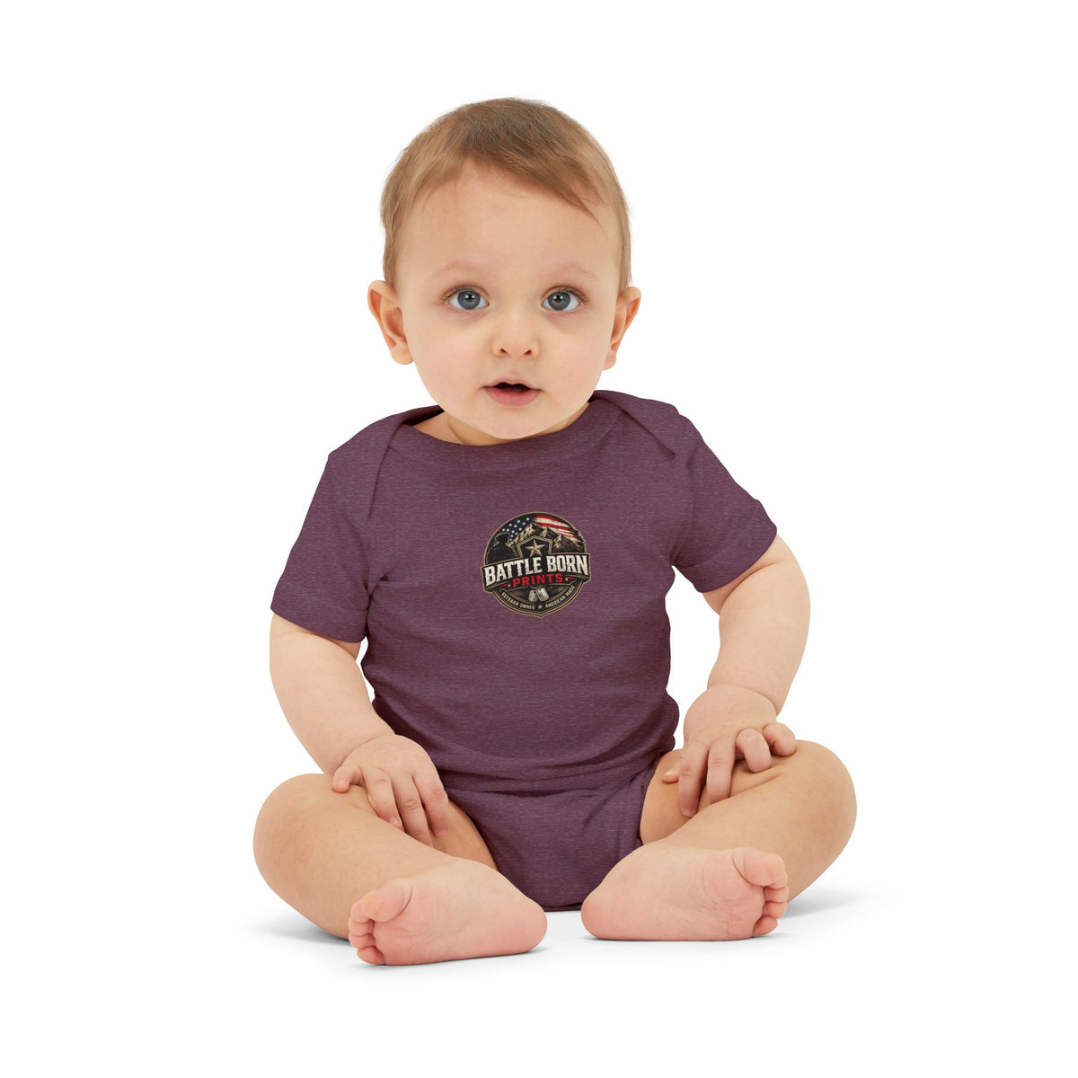 Infant Onesie - "Battle Born" Desert Baby Bodysuit