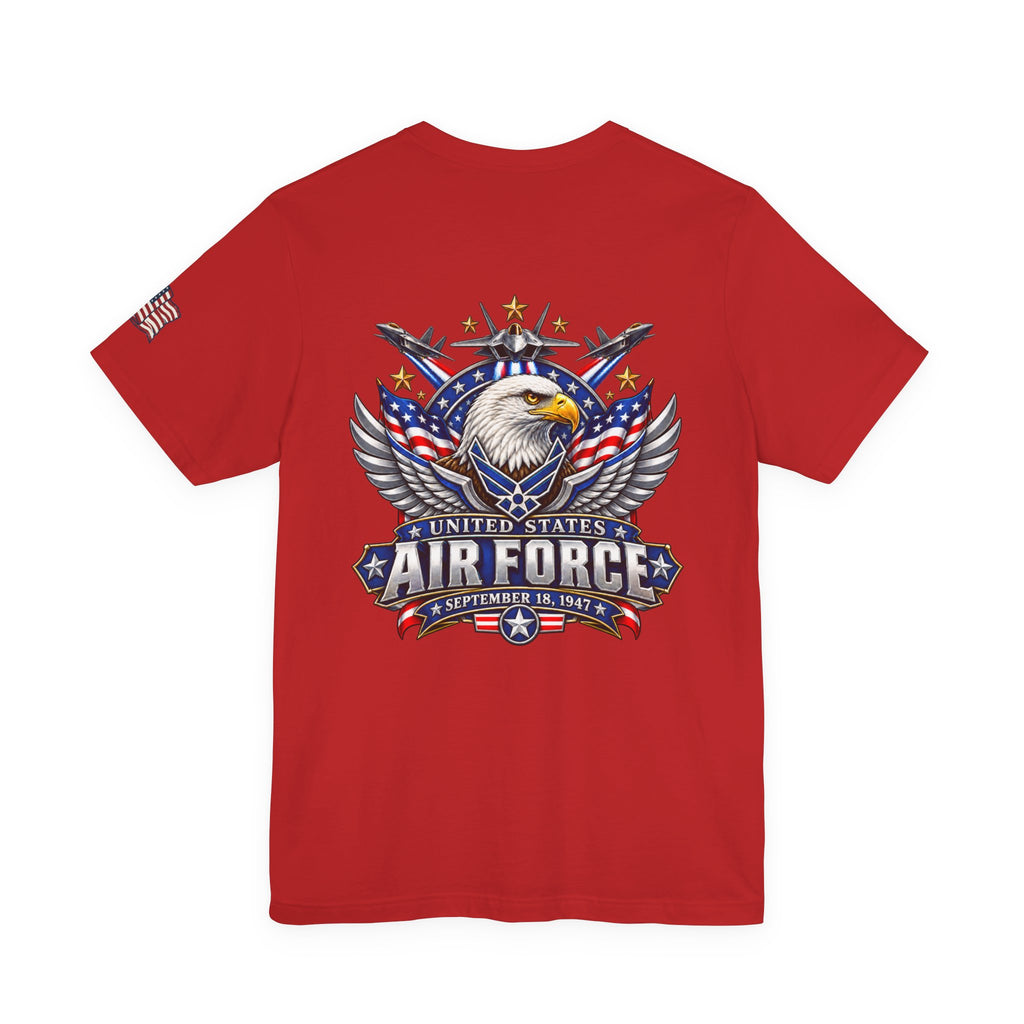 US Air Force Bella+Canvas T-Shirt — Patriotic Veteran Tee ("USAF Veteran")